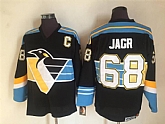 Penguins 68 Jaromir Jagr Black CCM Throwback Jersey,baseball caps,new era cap wholesale,wholesale hats